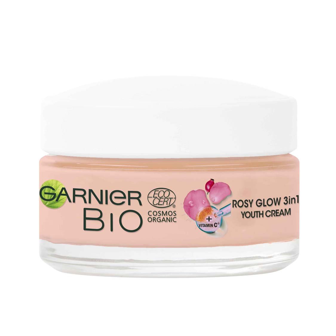 3600542397612 Garnier BIO Rosy Glow Face Youth Cream 50ml