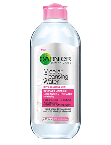 Garnier Skin Active Micellar Cleansing Water Torr och Känslig hud