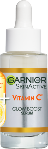 3600542453189 Garnier Vitamin C Glow Boost Serum 30ml bottle front 500px